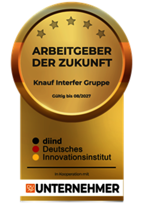Siegel für den Preis Arbeitgeber der Zukunft (ADZ) in Deutschland, gültig bis Juli 2025.